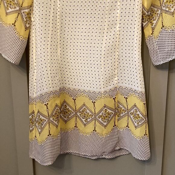 HALE Bob Sheer Boho Long Sleeve Swim Coverup Dress Size Small - Picture 8 of 10